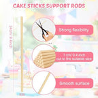 89 Pcs Cake Tier Stacking Kit 8, 6, 4 Inch Cake Boards in 4 Inch, 6 Inch, 8 Inch, alternate view 4