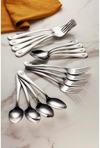 894742 French Perle Dinner Forks, Set Of 4 in Silver, alternate view 2