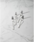 894742 French Perle Dinner Forks, Set Of 4 in Silver, alternate view 3