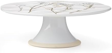 896610 Wildflowers Cake Plate in 1 Count in White
