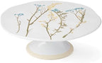 896610 Wildflowers Cake Plate in 1 Count in White, alternate view 3