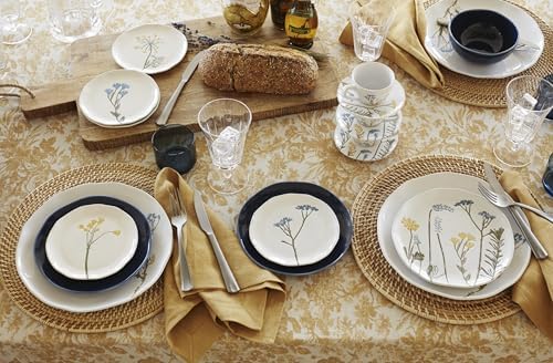896612 Wildflowers 8-Piece Espresso Cups & Saucers Set in 2 Count in White, alternate view 5