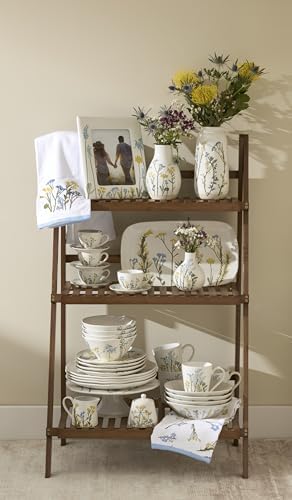 896612 Wildflowers 8-Piece Espresso Cups & Saucers Set in 2 Count in White, alternate view 6