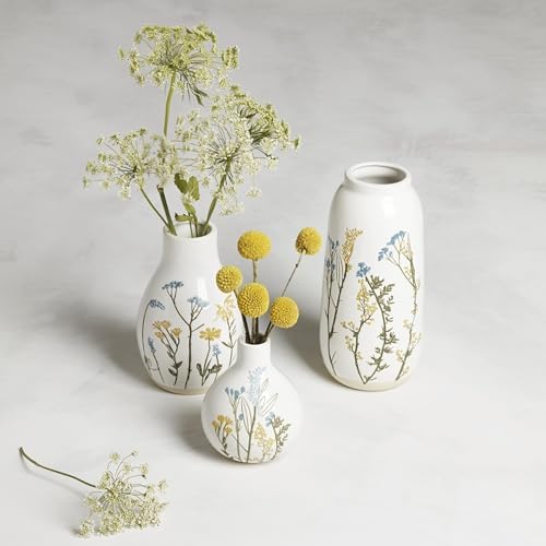 896641 Wildflowers Medium Vase in White, alternate view 4