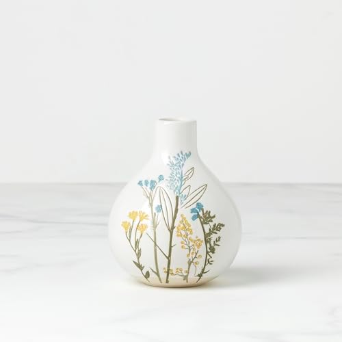 896647 Wildflowers Small Vase in White, alternate view 2