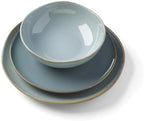 897199 Organic Shades 12-Piece Dinnerware Set, Slate Blue in Blue, alternate view 7