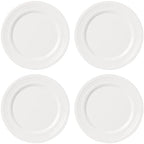 897285 Tin Can Alley Accent Plates, Set of 4 in 4 Count in White