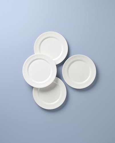 897285 Tin Can Alley Accent Plates, Set of 4 in 4 Count in White, alternate view 3