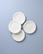 897285 Tin Can Alley Accent Plates, Set of 4 in 4 Count in White, alternate view 3