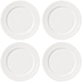 897286 Tin Can Alley Dinner Plates, Set of 4 in 4 Count in White