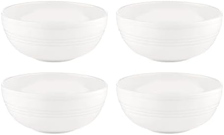 897293 Tin Can Alley Fruit Bowls, Set of 4 in 4 Count in White