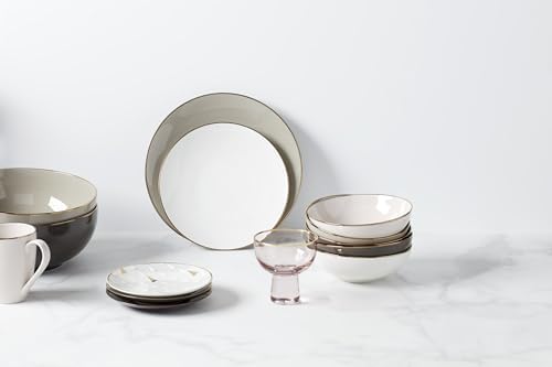 897315 Trianna Coupe Salad Plates, Set of 4 in 4 Count in White, alternate view 5