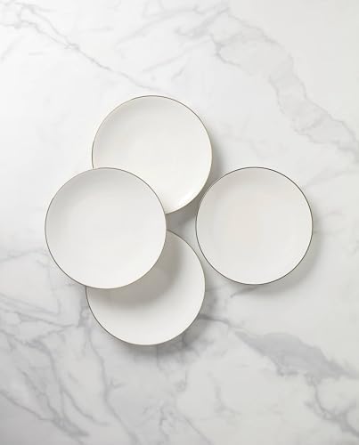 897316 Trianna Coupe Dinner Plates, Set of 4 in 4 Count in White, alternate view 3