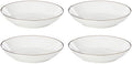 897318 Trianna Pasta Bowls, Set of 4 in 4 Count in White
