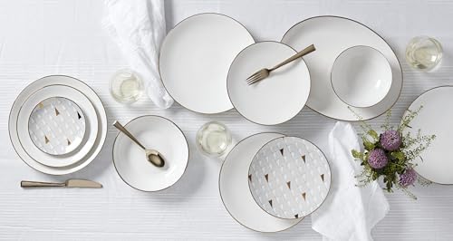 897318 Trianna Pasta Bowls, Set of 4 in 4 Count in White, alternate view 2
