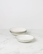 897318 Trianna Pasta Bowls, Set of 4 in 4 Count in White, alternate view 3