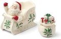 897754 Holiday Figural Salt & Pepper Set, Christmas Dishes, Festive Serveware in Red & Green