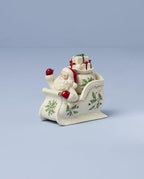 897754 Holiday Figural Salt & Pepper Set, Christmas Dishes, Festive Serveware in Red & Green, alternate view 2