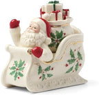 897754 Holiday Figural Salt & Pepper Set, Christmas Dishes, Festive Serveware in Red & Green, alternate view 3