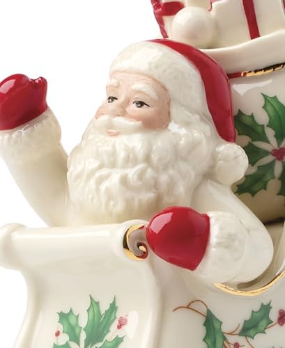 897754 Holiday Figural Salt & Pepper Set, Christmas Dishes, Festive Serveware in Red & Green, alternate view 4