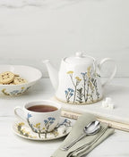 898385 Wildflowers Teapot in 1 Count in White, alternate view 5