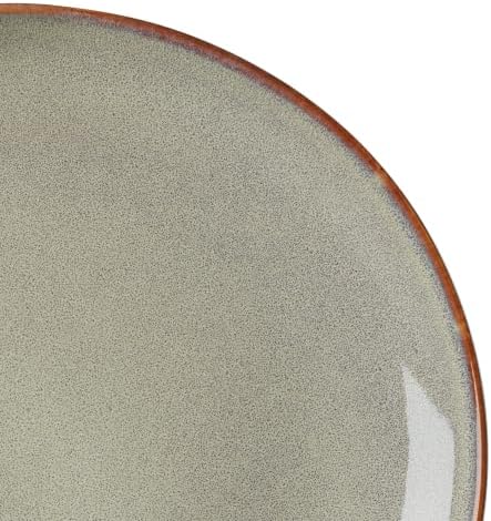 899053 Organic Shades Sage Green Dinner Plate in 1 Count in Green, alternate view 3