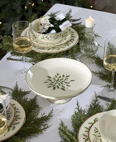 899165 Holiday Pedestal Server in Multicolor, alternate view 5