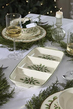 899166 Holiday Carved Divided Dish in Multicolor, alternate view 2