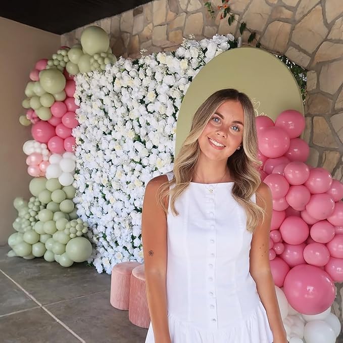 8ft*8ft Artificial Flower Wall Panels, Gorgeous 3D Silk Floral Backdrop, alternate view 5