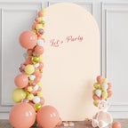 8FT Arch Backdrop Cover Beige Arch Covers Strethy Backdrop, alternate view 3