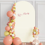 8FT Arch Backdrop Cover Ivory Arch Covers Strethy Backdrop, alternate view 3