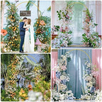 8FT Arch Backdrop Stand Gold Metal Wedding Arch Backdrop Stand, alternate view 6