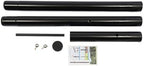 8FT Direct Burial Lamp Post, Split Street Light Pole with Cross Arm Lighting Post Fixtures for Pathway Courtyard, alternate