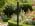 8FT Direct Burial Lamp Post, Split Street Light Pole with Cross Arm Lighting Post Fixtures for Pathway Courtyard, alternate