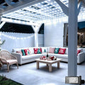 8ft x 8ft Net Lights, 180LED Gazebo Lights Outdoor 8 Modes Timer, Waterproof Connectable Christmas String Lights
