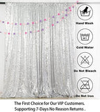 8FTx10FT Silver Sequin Backdrop | Sparkle Drapes for Photoshoots, Weddings, and Parties | Elegant Glitter, alternate view 5