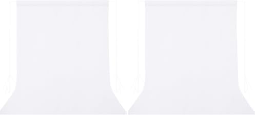 8FTX10FT White Backdrop Background for Photography Photo Booth Backdrop for Photoshoot Background Screen Video
