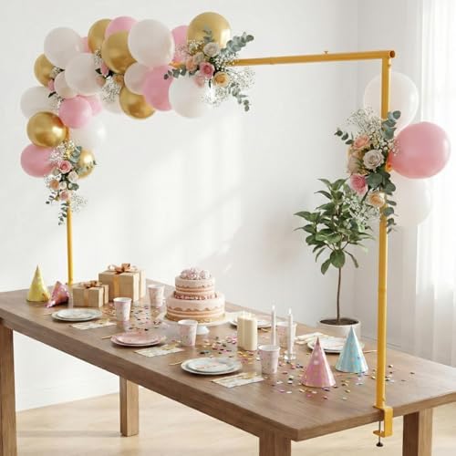 8FTx4FT Adjustable Over The Table Arch Stand with Clamps, alternate view 6