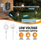 8Pack 5W Landscape Lighting Kit with Transformer, alternate view 2