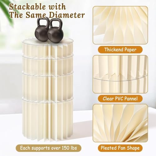 8Pack Buffet Risers, Display Stands Foldable Food Risers for Buffet, Cake Stands for Party, Dessert Table, alternate view 4
