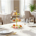 8Pack Cupcake Stand, Dessert Stand, Clear, 3 Tier, Plastic in Clear-8Pcs, alternate view 5