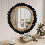 8Pcs 63Ft Black Rose Garland, Fake Rose Hanging Flowers, Artificial Flower Vine, Hanging Floral Vine Garland for, alternate