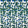 8Pcs 63Ft Royal Blue Rose Garland, Fake Rose Hanging Flowers, Artificial Flower Vine, Hanging Floral Vine