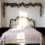 8Pcs 66FT Orange Flower Garland for Wedding Arch and Backdrop, alternate view 2