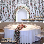 8Pcs 66FT Orange Flower Garland for Wedding Arch and Backdrop, alternate view 3