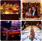 8Pcs 66FT Orange Flower Garland for Wedding Arch and Backdrop, alternate view 6