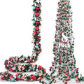 8Pcs 66FT Pink and Blue Flower Garland for Wedding Backdrop