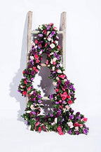8Pcs 66FT Pink and Purple Flower Garland for Wedding Backdrop, alternate view 4