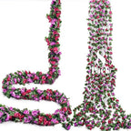 8Pcs 66FT Purple Flower Garland for Wedding Arch and Backdrop