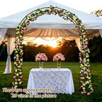 8Pcs 66FT Yellow Flower Garland for Wedding Arch and Backdrop, alternate view 2